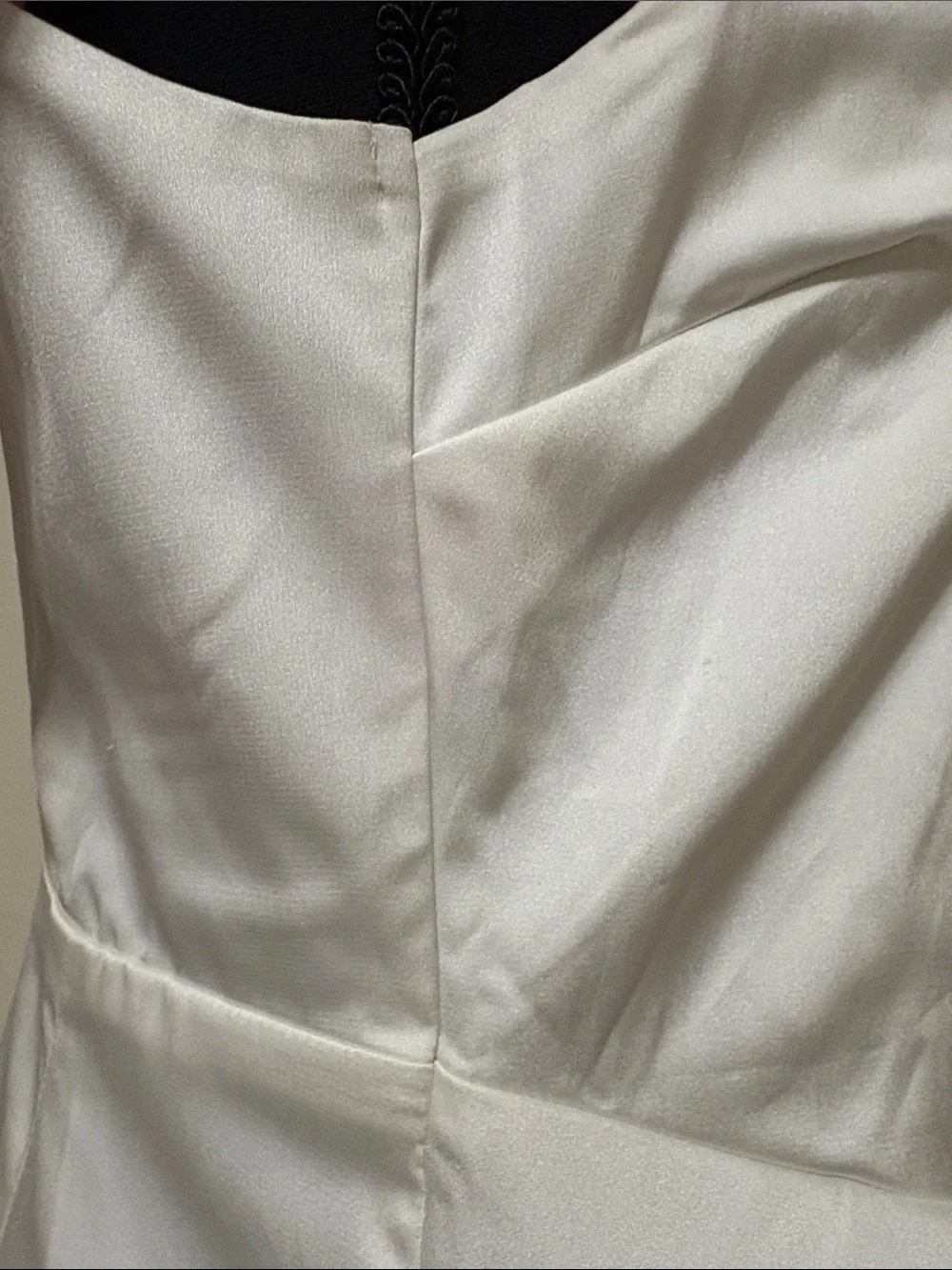 Abercrombie & Fitch White Sleeveless Knot-Detail Maxi Dress